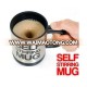 Hot sales self stirring mugs with batteries stainless steel coffee mug