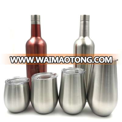 Cheap and high quality vacuum insulated stainless steel wine glasses