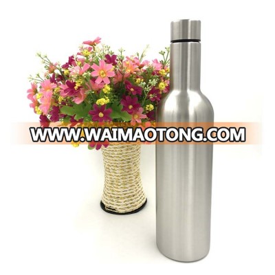 Cheap and high quality 750ml stainless steel Insulated wine bottle