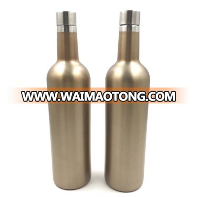 high quality insulated hotsale stainless steel wine bottle