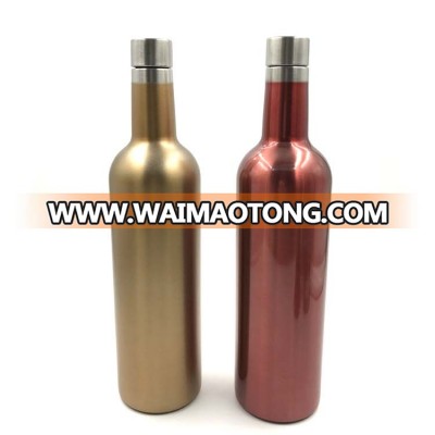 High quality 750ml hotsale stainless steel wine bottle