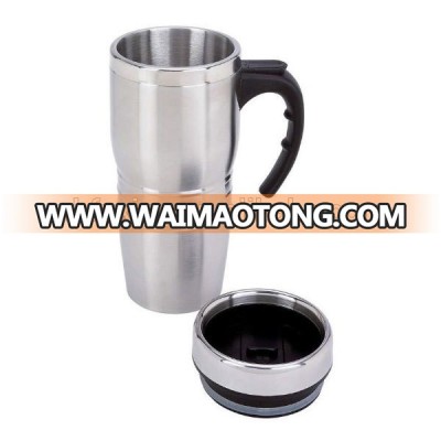 16oz FDA standard travel car mug with lid and handle coffee mug promotion car mugal