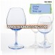 Plastic Food Grade Unbreakable Wine Glasses